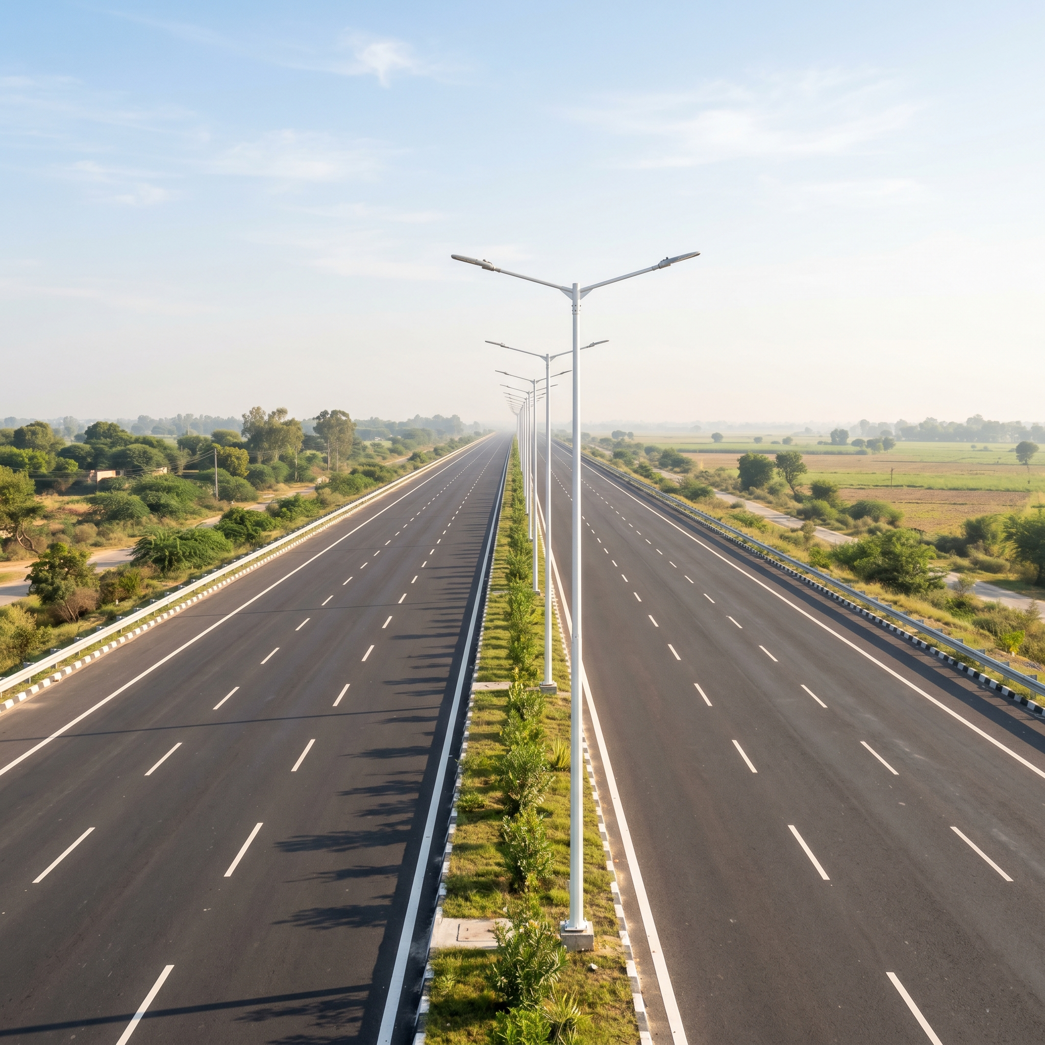 Road infrastructure lighting