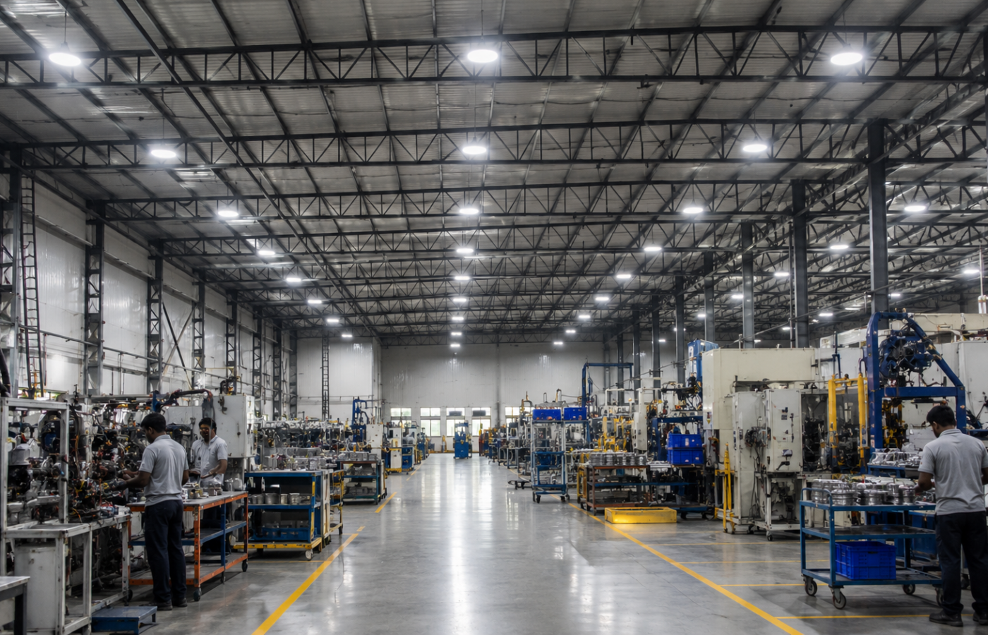 How to Buy LED Lighting for a Factory or Warehouse