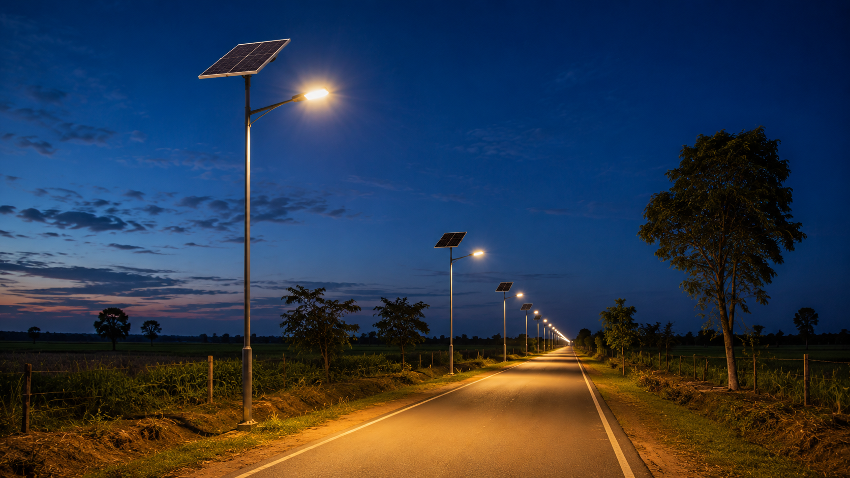Solar Hybrid Street Lighting: The Practical Choice for Rural India & Highways